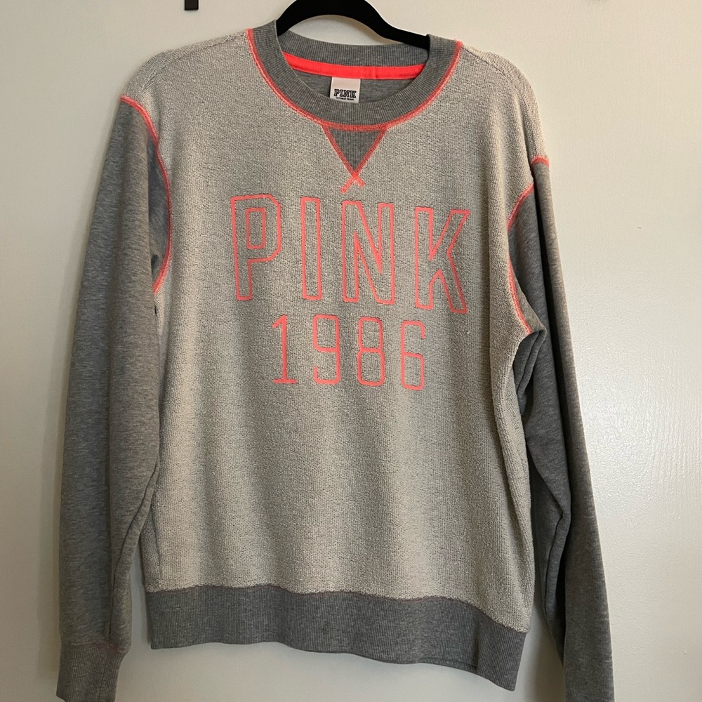 VS PINK crew neck sweater